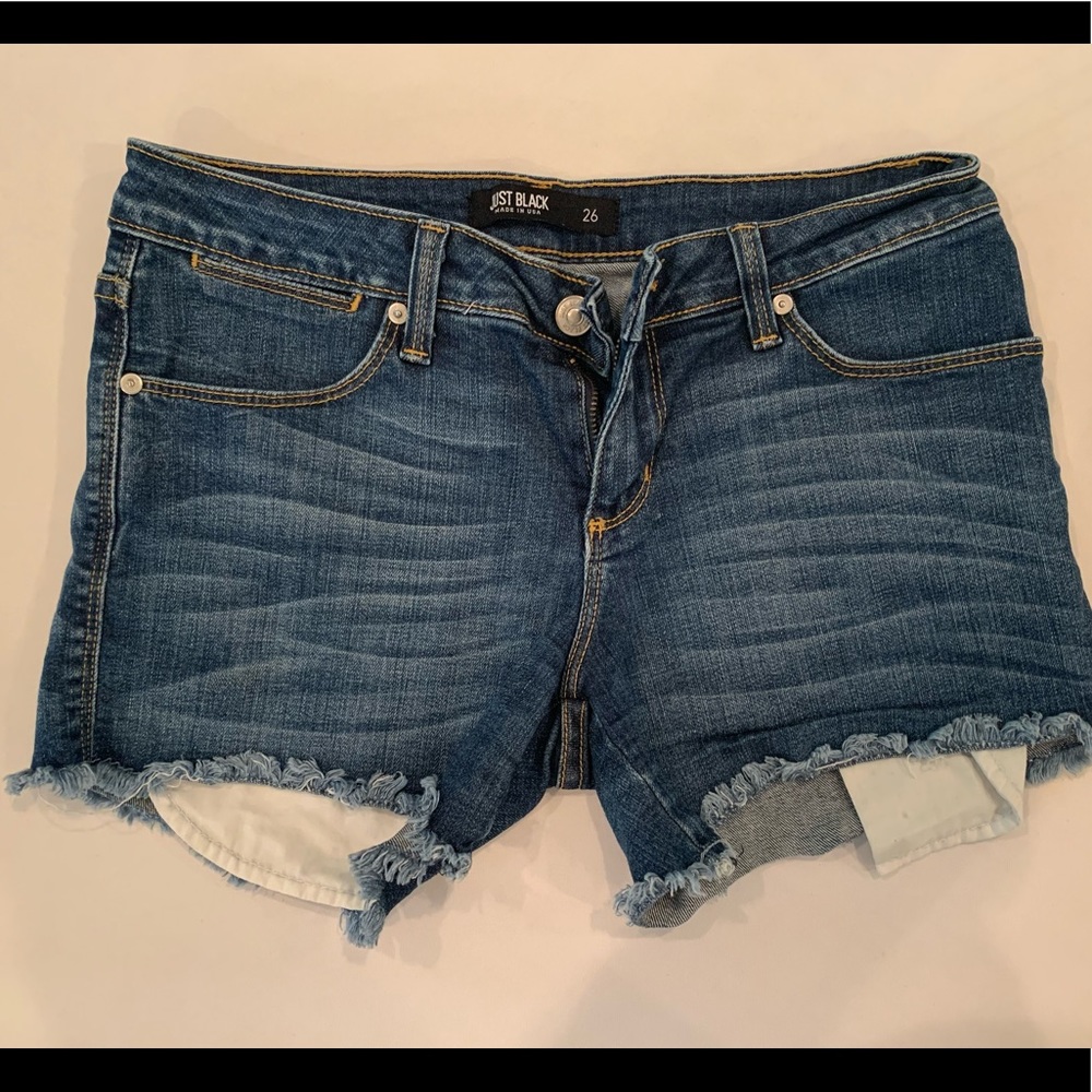 Just Black Jean Shorts- Size 26